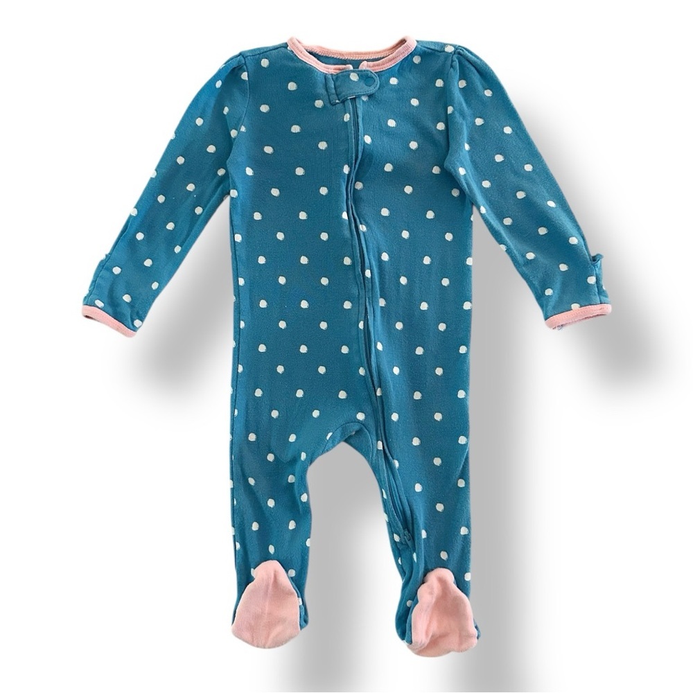 cloud island | Three Patterned Footie Sleepers (6-9 mos) ☁️ - Picture 2 of 6